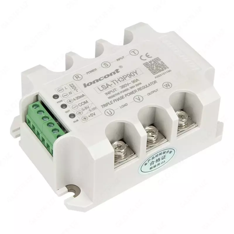 LSA-TH3P90Y 4–20mA / 0–10V  90A  380VAC qattiq holat quvvat regulyatori