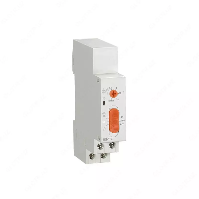 RS-TSL 16A 220VAC DIN-reyka uchun zinapoya taymeri
