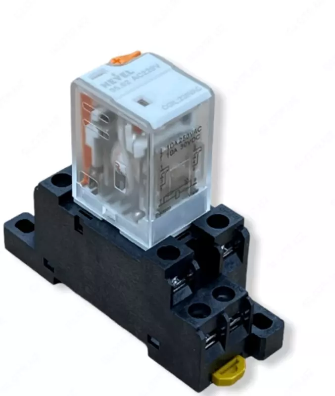 Реле промежуточное 35.02 10A 220V AC с розеткой