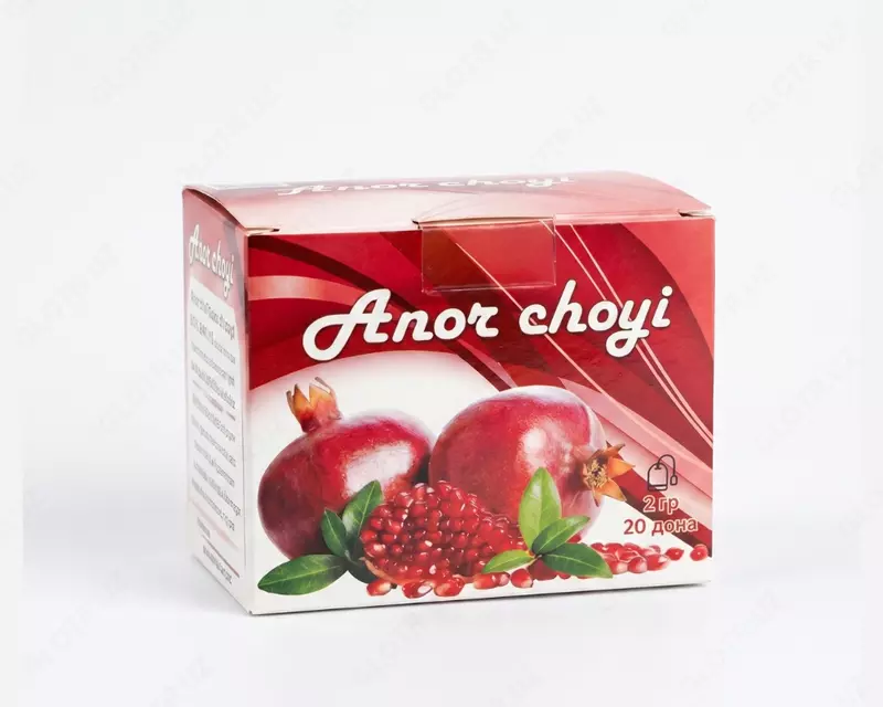 Anor choyi Anor Tut  tabiiy mevali va shifobaxsh ichimlik  20 dona x 2 gr