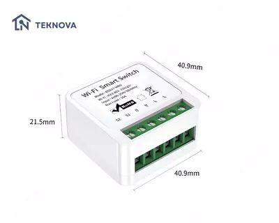 Умное Wi-Fi мини реле 16A Tuya Smart Switch  Алиса  голос и удалённое управление