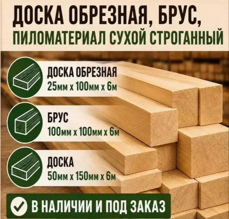 Пиломатериалы хвойных пород