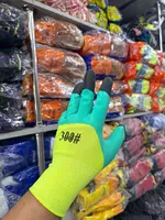  Перчатки рабочие нейлоновые салатовые - 