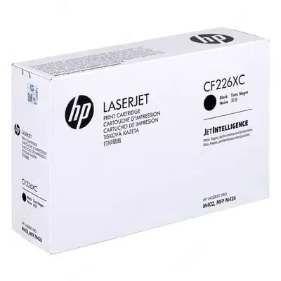 Картридж HP 26X  черный / 9000 страниц для HP LJ M402/M426 (белая упаковка) (CF226XC)