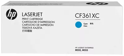 Картридж HP лазерный №508XC (CF361XC) голубой для принтера LaserJet Enterprise M552  M553