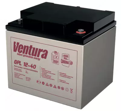 Akkumulyator batareya UPS uchun Ventura GPL 12-40 (12 volt 40 A/soat)