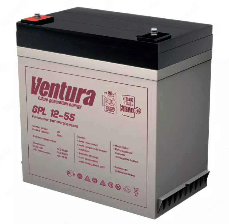 Akkumulyator batareya UPS uchun Ventura GPL 12-55 (12 volt 55 A/soat)