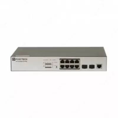 Управляемый PoE коммутатор L2 PXT-S2780G-8T-POE 8 портов гигабитный
