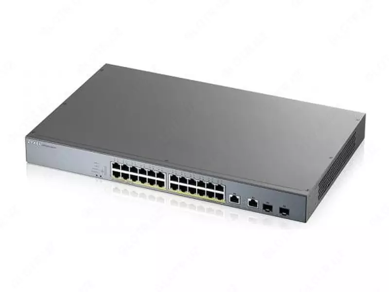 Smart L2 PoE+ kommutator Zyxel GS1350-12HP IP-kameralar uchun bulut boshqaruvi bilan