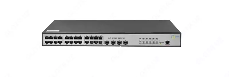 Коммутатор управляемый L2 PoE SNR-S2982G-24T-POE 24 порта гигабитный  4×SFP  185 Вт