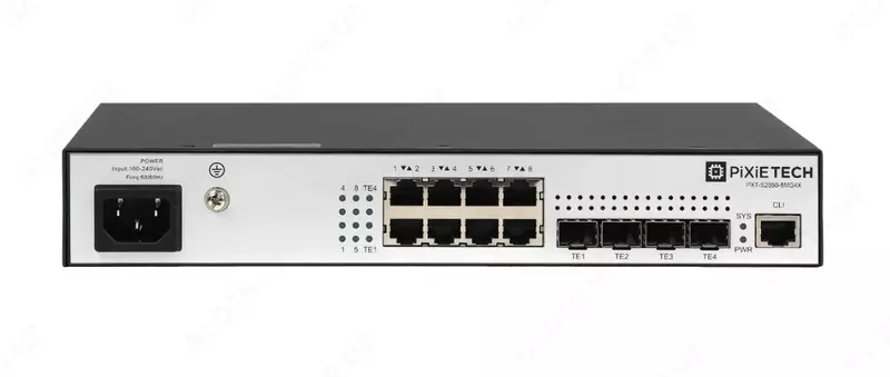 Коммутатор L3 управляемый мультигигабитный PXT-S2950-8MG4X 8×2.5G  4×10G SFP+