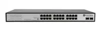 Коммутатор PoE неуправляемый Pixietech PXT-S1501-24TP-2S 24 порта  2×SFP  280 Вт