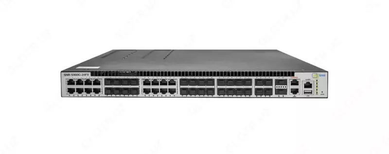 Коммутатор L3 управляемый оптический SNR-S300G-24FX 24×GE/SFP  4×10G SFP+  стек