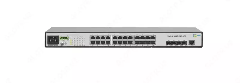 SNR-S2985G-24T-UPS L2 gigabit boshqariladigan kommutator  24 port  4×SFP  AKB