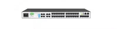 SNR-S3850G-24FX boshqariladigan L3 kommutator 16×SFP + 8 Combo GE + 4×10G SFP+
