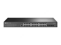 Коммутатор L2+ управляемый TP-Link SG3428 24×RJ45 GbE + 4×SFP