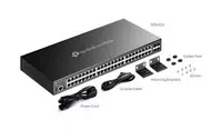 TP-Link SG5452X boshqariladigan L3 kommutator 48×RJ45 GbE + 4×10G SFP+