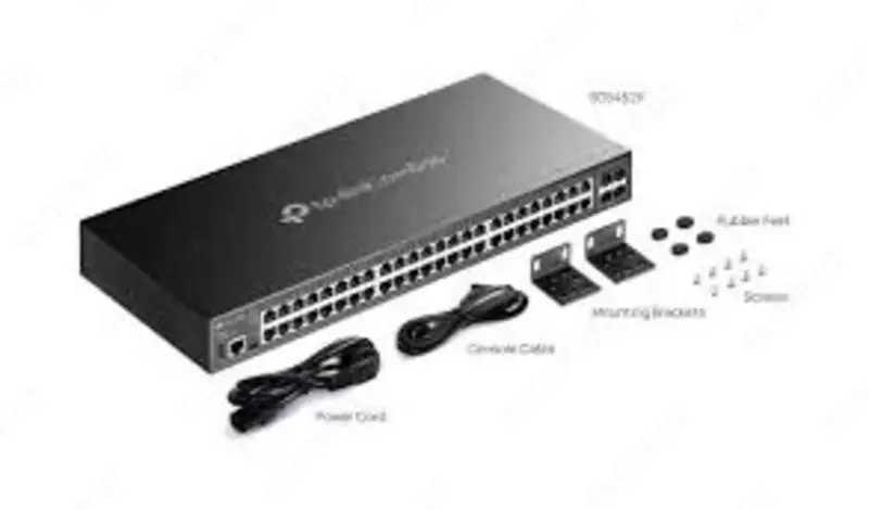 TP-Link SG5452X boshqariladigan L3 kommutator 48×RJ45 GbE + 4×10G SFP+
