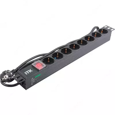 Блок розеток PDU ITK 19 1U  6–9 розеток (в ассортименте)