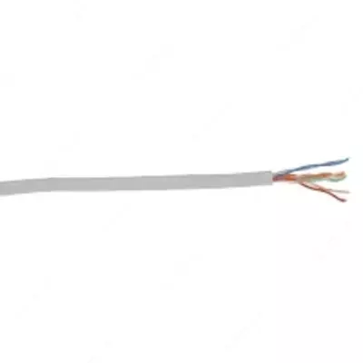 ITK Кабель витая пара U/UTP кат.5E 100МГц 4 пары PVC INDOOR серый