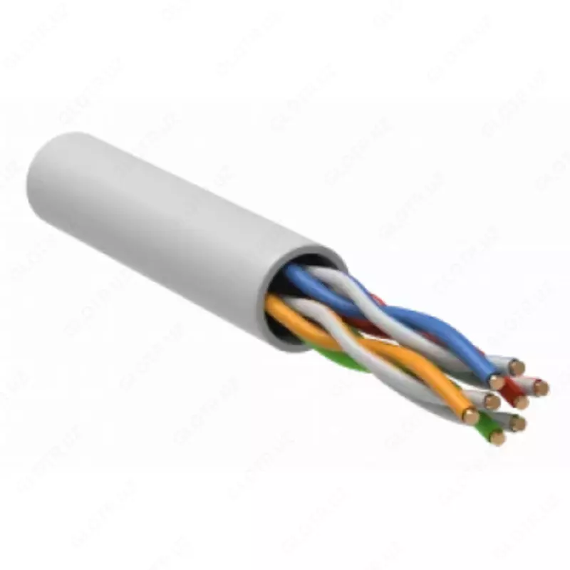 Кабель витая пара U/UTP кат. 5E 24AWG 4 пары LSZH INDOOR 1м белый (цена за бухту)