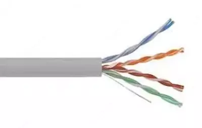 ITK Кабель связи витая пара F/UTP  кат.5E 4x2х24AWG solid  PVC  305м  серый (цена за бухту)