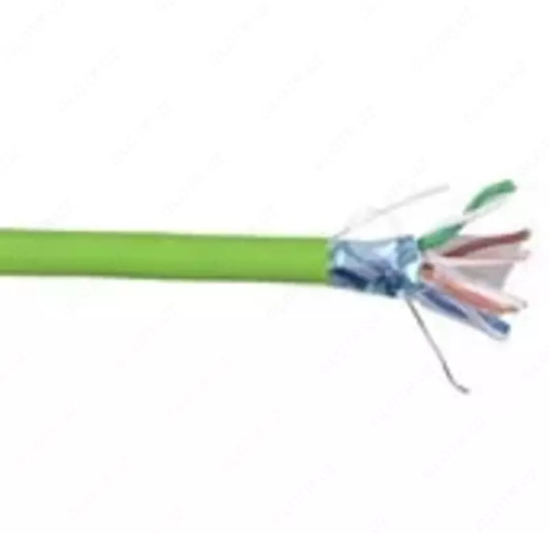 ITK Витая пара F/UTP кат.5E 4x2х24AWG solid LSZH нг(А)-HFLTx зеленый (305м) (цена за бухту)