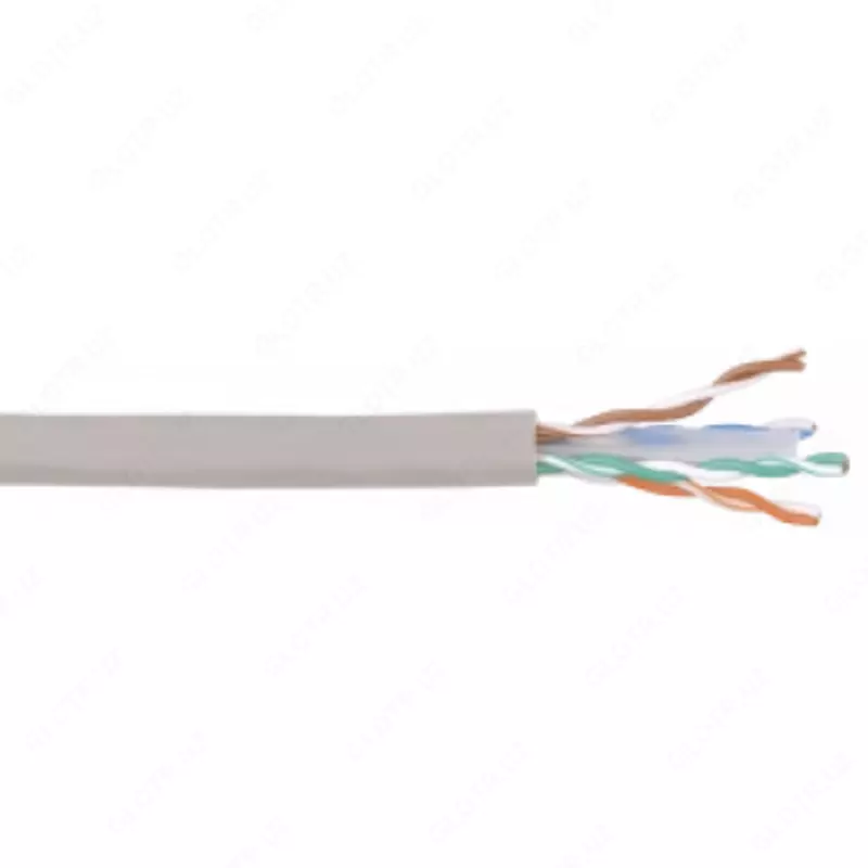 ITK Витая пара U/UTP кат.6 4х2х23AWG solid PVC серый (305м) (цена за бухту)