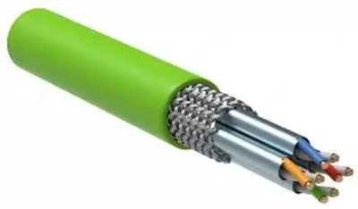 ITK Витая пара S/FTP кат.7 4х2х23AWG solid LSLTx нг(А)-LSLTx зеленый (305м) (цена за бухту)