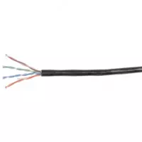 ITK Витая пара U/UTP кат.6 4х2х23AWG solid LDPE черный (305м) (цена за бухту)