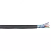 ITK Витая пара F/UTP кат.6 4x2х23AWG solid LSZH нг(А)-HF черный (305м) (цена за бухту)