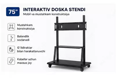  Interaktiv panel 75 dyuymli android 14 4K 4GB / 32GB