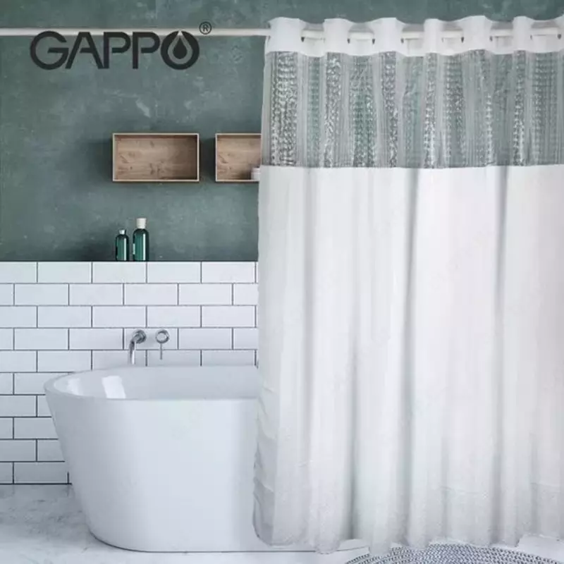 GAPPO G8601 vannaxona pardasi (180x180 sm  Oq)