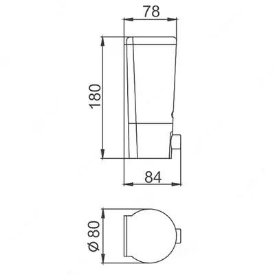  Frap F406 suyuq sovun uchun dozator - OOO  SANTEXNIKA FRAP