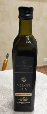   Натуральное масло виноградных косточек Fanagoria VELVET SKIN  стекл. бут 500 мл (первый холодный отжим)