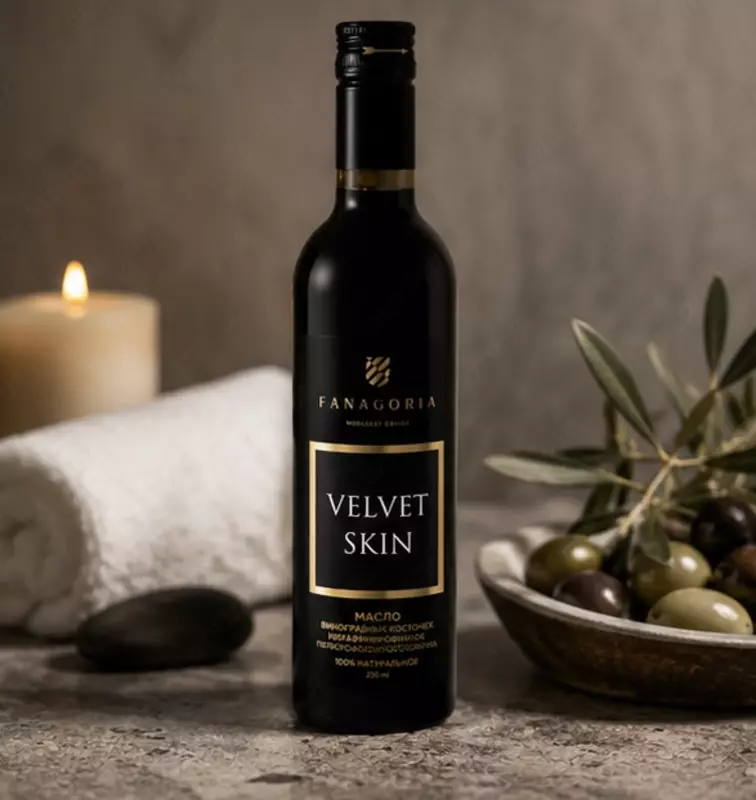 Масло виноградное Фанагория Velvet Skin нераф холодного отжима Фанагория АПФ с/б, 375 мл