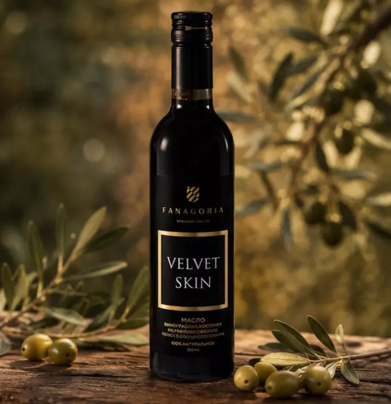 Масло виноградное Фанагория Velvet Skin нераф холодного отжима Фанагория АПФ с/б, 375 мл