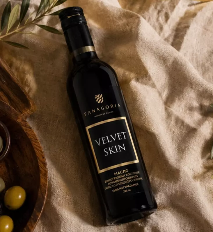 Масло виноградное Фанагория Velvet Skin нераф холодного отжима Фанагория АПФ с/б, 375 мл