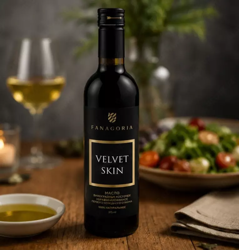 Масло виноградное Фанагория Velvet Skin нераф холодного отжима Фанагория АПФ с/б, 375 мл