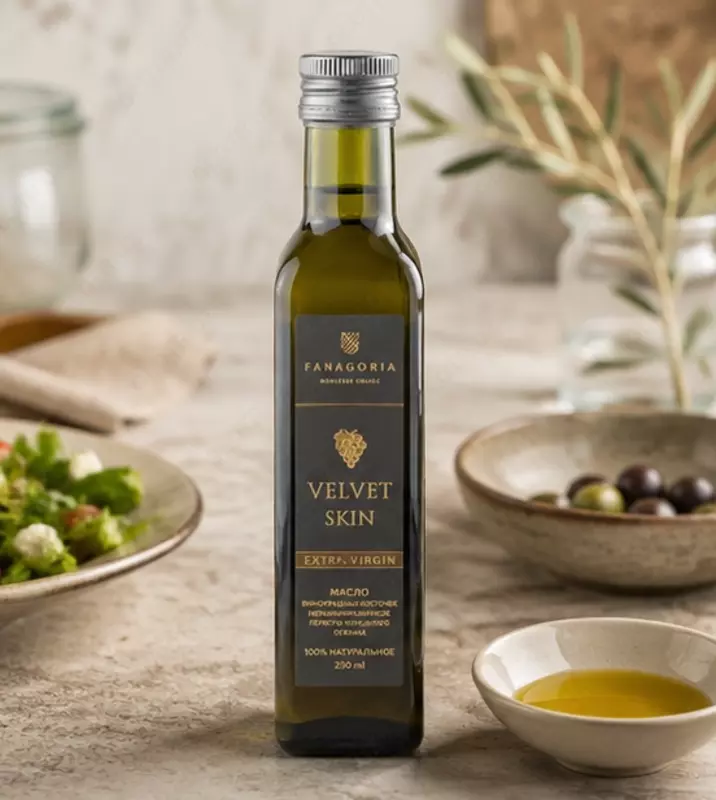 Масло виноградных косточек Фанагория Velvet Skin нераф холодного отжима Фанагория ОАО с/б, 250 мл