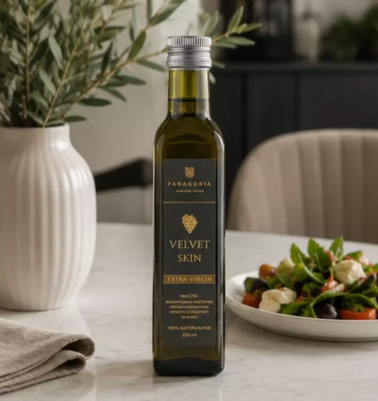 Масло виноградных косточек Фанагория Velvet Skin нераф холодного отжима Фанагория ОАО с/б, 250 мл