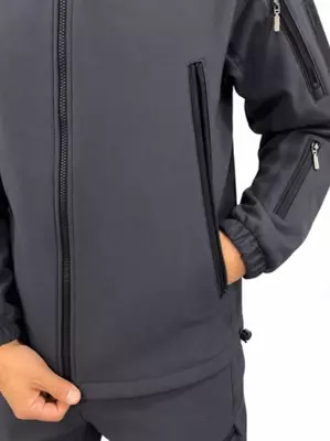 Kapyushonli taktik fleece kostyumi — qishki maxsus kiyim