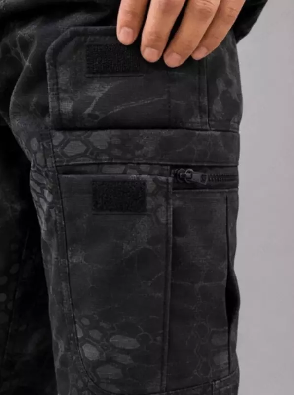 Kapyushonli taktik fleece kostyumi — qishki maxsus kiyim