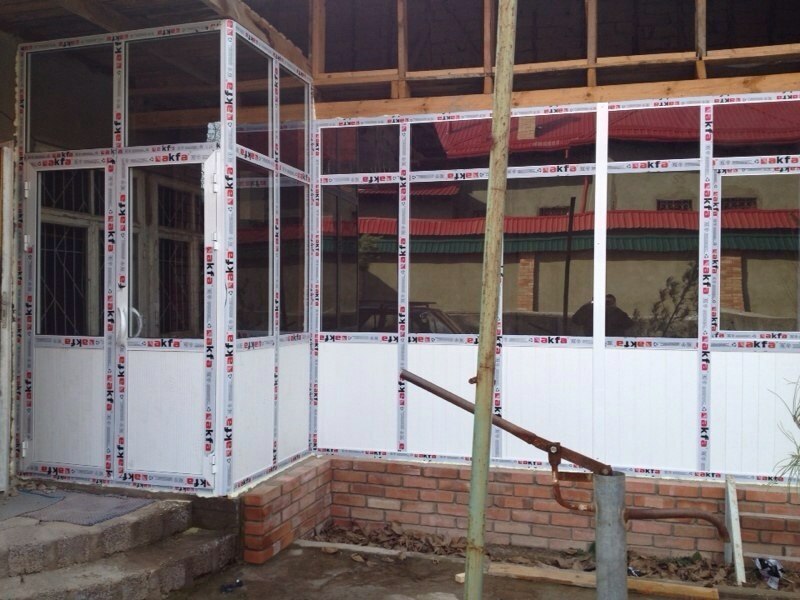 Алюминиевый витраж