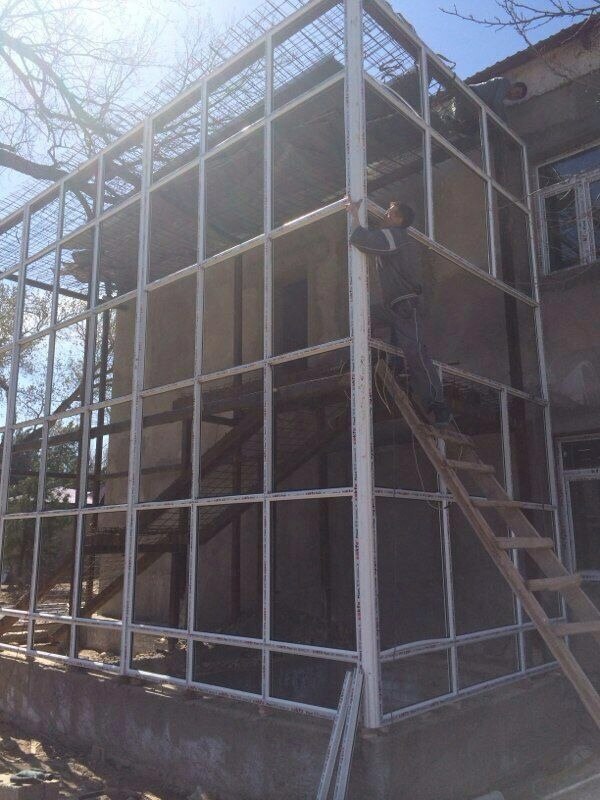 Пластиковый витраж