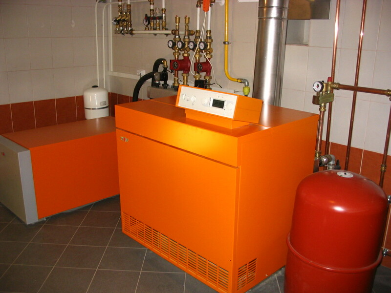 Напольный котел WOLF с чугунным теплообменником с двойной атмосферной горелкой NG-31E-O-90