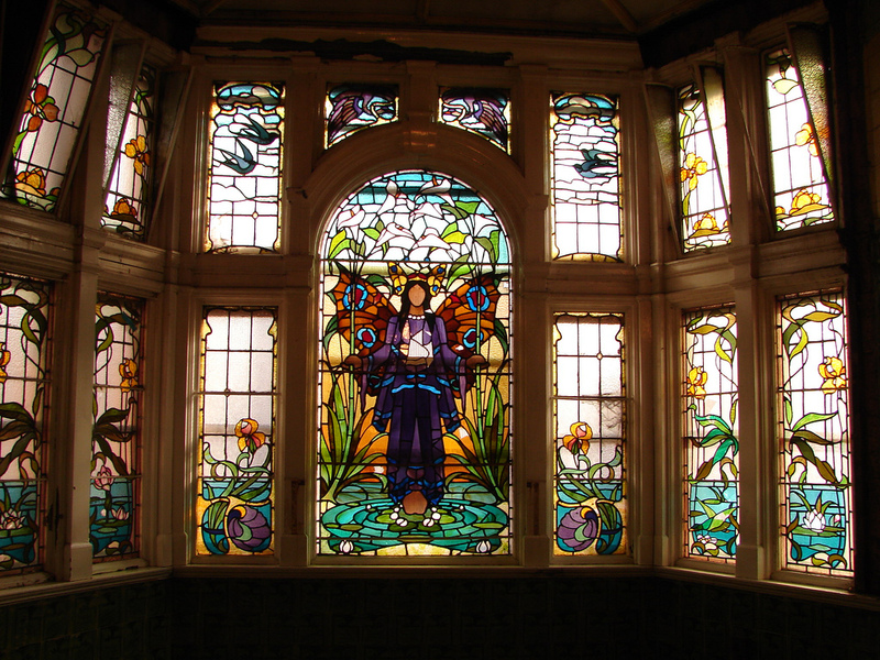 Витражи потолочные, оконные, рисунки на витражах. Ручная работа. Изготовление на заказ!