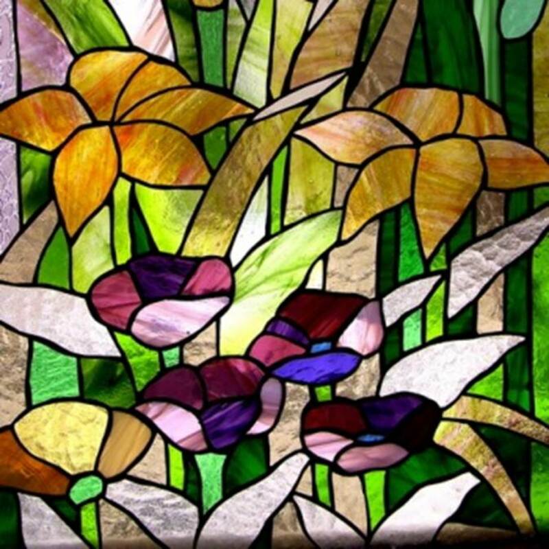 Витражи потолочные, оконные, рисунки на витражах. Ручная работа. Изготовление на заказ!