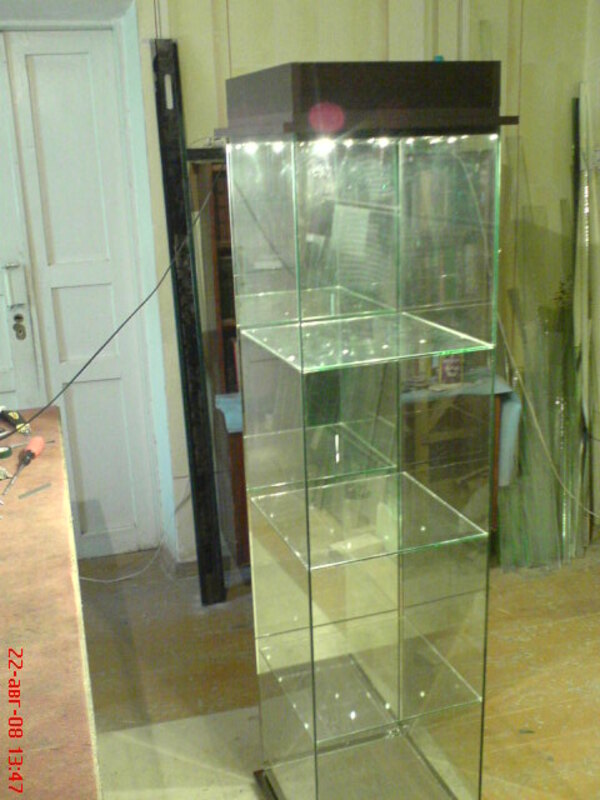 Изготовление специальных конструкций из стекла под заказ!