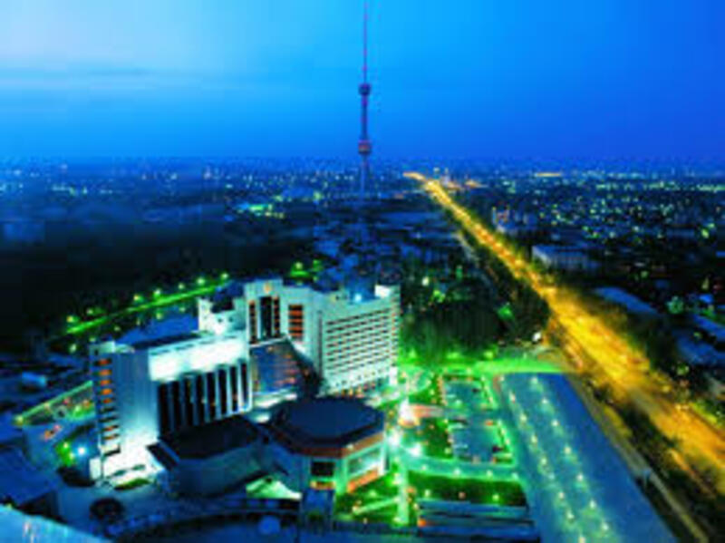 Ночной Ташкент